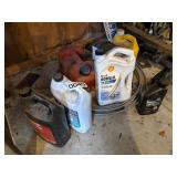Antifreeze and Gas can