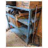 Blue Metal Shelf