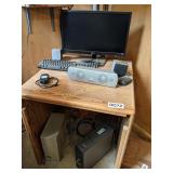 Dell Computer, moniter, speakers