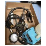 Tire pressure gauge & misc