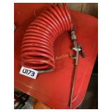 Air line hose w/ blower gun