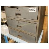 3 Drawer Metal Cabinet