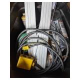 Extension cord, Window screens, zip ties, & more