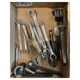 Line wrenches, tube bender, vice grips