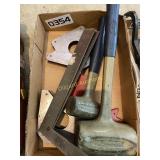 Welding Magnets, Hammers, Framing square