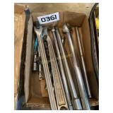 Ratchets, extensions, chain wrench