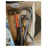 Hammer, crow bars & more