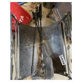 Fireplace tools and wood rack