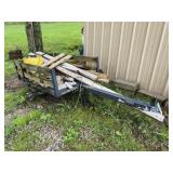Small trailer & contents