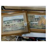 (2) framed pictures