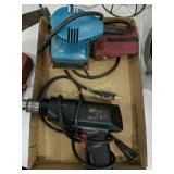 Makita palm sander, Craftsman drill