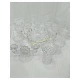 15 PC Fostoria Americana Stemware/bowl set