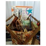 Sewing basket, Fiskars cutting center