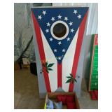 Ohio flag Corn hole boards