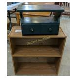 Book Shelf (23.5x23.5) & stool (16.5x9.5)