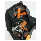 B&D 20v saw & drill In storage bag