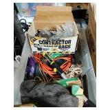 Extension cord, sanding disc, steel wool & more