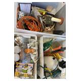 Light bulbs, work lights, extension cord, more