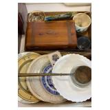 Jewelry box, plates, pencil pouch