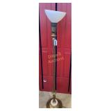 Marble base floor lamp