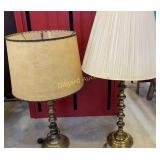 Two table lamps