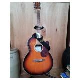 Ideal electric acoustic guitar with stand