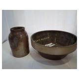 Crock bowl and canning crock