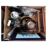 Copper crisper, elec kettle, salad bowls and more