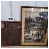 Picture and psalm decor