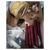 Am. Tourister converter, candles, drum and more