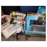 Art supplies, hot glue gun and more