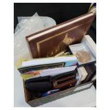 Notebook, recipe cards, space bag and more