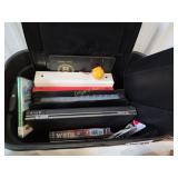 Laptop computer, Apple keyboard,  binders, & more