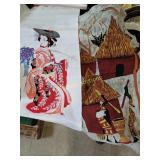 Oriental & Tribal material pieces