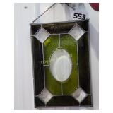 Stained glass hanging