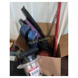 Rackets,  basketball,  yard stick and more