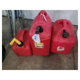 (3) Fuel cans