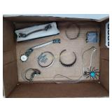 Vintage Navajo jewelry (some artist signed)