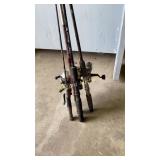 4 fishing poles