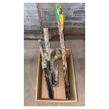 Arrow shafts and crossbow handles