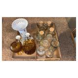 Glasses, vases, bowls