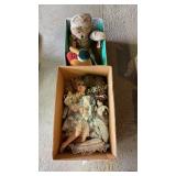 Dolls and stuffed animal