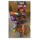 Fog machines, scarecrow