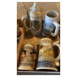 (4) Beer steins