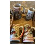 (4) Beer steins