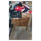 Flags, nightstand, and more