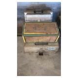 Tackle boxes, bait box