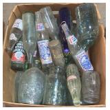 Soda bottles, canning jars