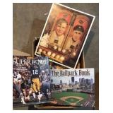 Sports books and magazines