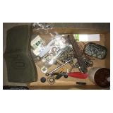 Hardware, reels, razor blades, and plates